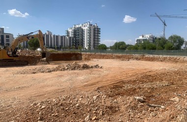 Avance de excavacin en las obras de Silk Homes